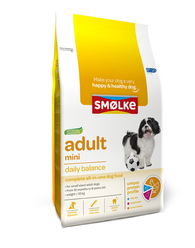 Smølke hondenvoer Adult Mini 3 kg